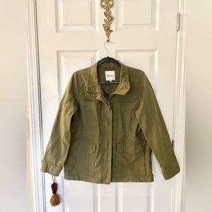 Madewell green utility style jacket